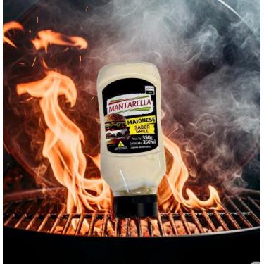 Imagem de Maionese Gourmet Mantarella 350g grill bacon, american burger, verde, 