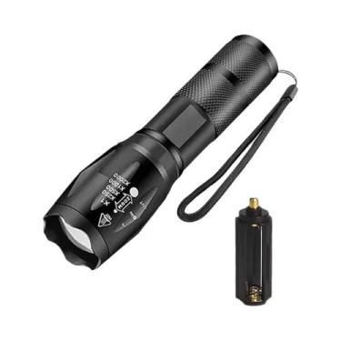 Imagem de Lanterna LED T6 À Prova d'Água De Alta Potência Com 5 Modos, Zoom, Alu