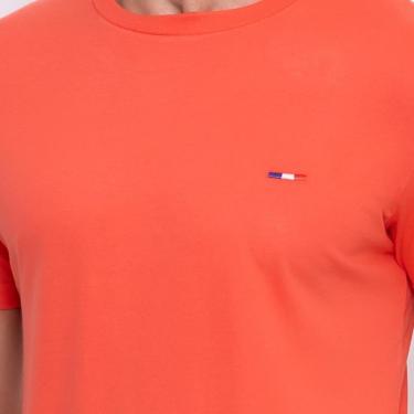 Imagem de Camiseta Masculina Básica FMF com Bordado Algodão Premium França-Masculino