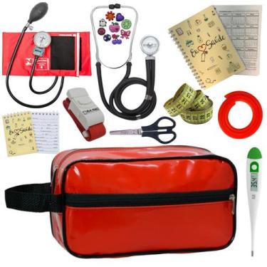 Imagem de Kit Enfermagem Profissional Glicose Estagio Saude Completo - PREMIUM, 