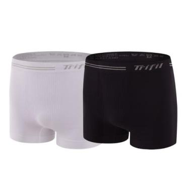 Imagem de Kit 2 Cuecas Boxer Masculina Microfibra Trifil Sem Costura CE 0277, Br