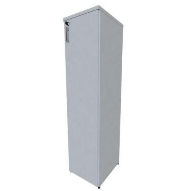 Imagem de Armário de Escritório Corp 1 PT Cinza Cristal 160 cm - Bramov