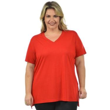 Imagem de Blusa Plus Size Mullet DX Nova - Fenomenal, Vermelho, 54