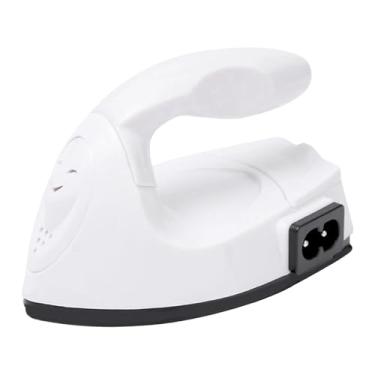 Imagem de Baoblaze Ferro Elétrico Portátil Multifuncional Fácil de Usar, Prático e para Roupas, Artesanato e Projetos DIY Premium Compacto, Branco