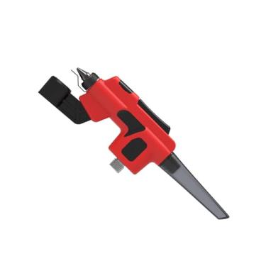 Imagem de Aerógrafo sem lavagem com racks e frasco de mistura de 50 ml, suporte de marcador montado na parte superior, ferramenta de pulverização de pintura mínima de 25PSI