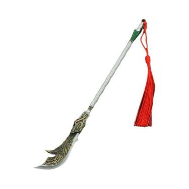 Imagem de Faca De Metal Guan Yu Romance Dos Três Reinos Oito Armas Antigas Compl