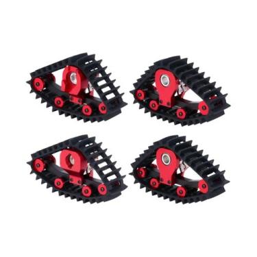 Imagem de Conjunto De Pneus De Neve Em Escala 1/18, 4 Peças Para Carro RC Crawle