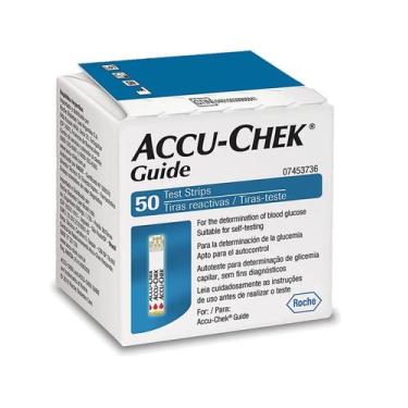Imagem de Tira Reagente Accu-Chek Guide com 50 Unidades - Roche