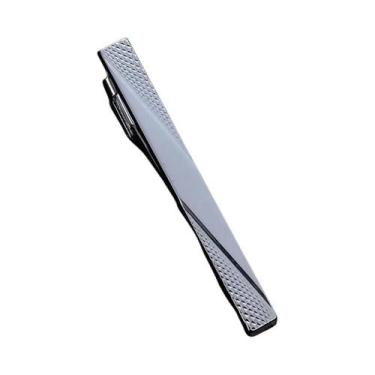 Imagem de Prendedor De Gravata De Metal Dourado Com Corrente Para Homens, Fecho 