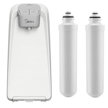 Imagem de Kit Purificador de Água Midea Slim Pure Branco Bivolt + 2 Filtro Refil