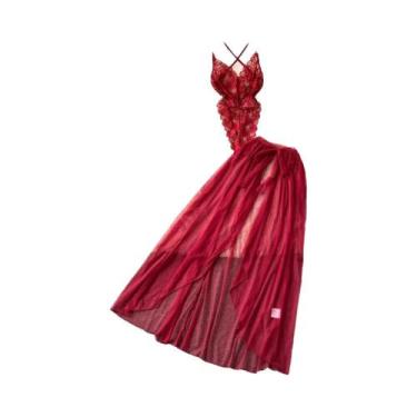 Imagem de Body Preto Sem Alças Com Costas Vazadas E Listras, Lingerie Sexy Estil