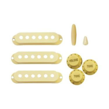 Imagem de Capa Para Captador De Guitarra Elétrica Single Coil SSS Com Botões De 