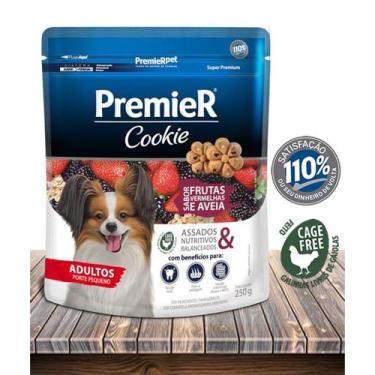 Imagem de Biscoito PremieRPet Cookie Frutas Vermelhas e Aveia para Cães Adultos 