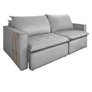 Imagem de Sofá Retrátil Reclinável 2 lugares 180 cm México Veludo K01 - D'Rossi,