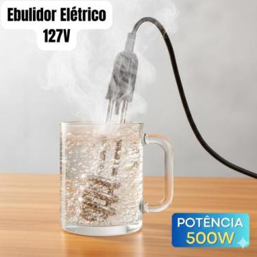Imagem de Ebulidor Mergulhão Rabo Quente Aquecedor Elétrico Ferve Água Rápido Ch