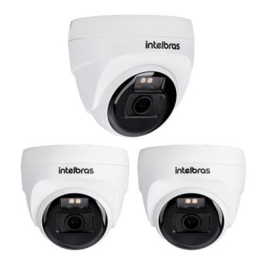 Imagem de Kit 3 Câmeras Multi HD 2 Megapixels Inteligente 20m VHD 1220 D FULL CO