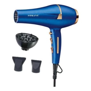 Imagem de Secador Cabelo 2 em1 Com Difusor De Cabelos Profissional Cacho Leve 24