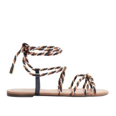 Imagem de Sandália Amarração Cordão Retorcido  AnaCapri-Feminino