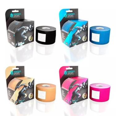 Imagem de Fita Bandagem Elástica Adesiva Kinesiosport 5mx5cm Original, Bege