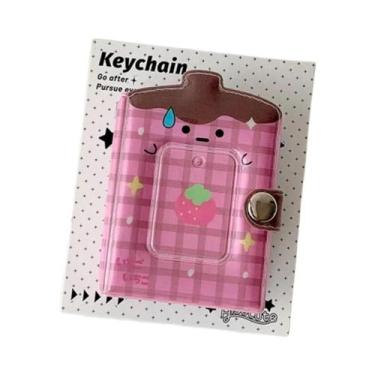 Imagem de Chaveiro De Garrafa De Leite Miniatura De 1,2 Polegadas, Porta-Fotos, 