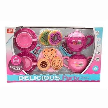 Imagem de Comida de Brincar Café da Tarde Donuts 10 pçs LY86534 - COML Belatorre
