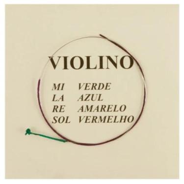 Imagem de Corda 1 Mi Violino 4 4 Mauro Calixto Tensão Média, 1 MI, VERDE