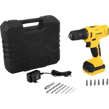 Imagem de Parafusadeira Furadeira a bateria 12V Vonder PFV120 Bivolt
