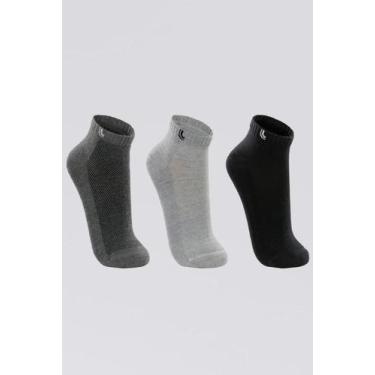 Imagem de Meia Lupo Cano Curto  Kit C/ 3 Pares 41-44 03225-089-0916, 41-44