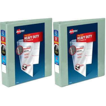 Imagem de 3 encadernadores Avery Heavy-Duty View Anéis inclinados de 1,5 polegad
