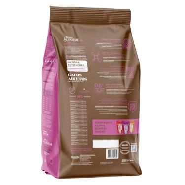 Imagem de Quatree Supreme Sabor Salmão e Batata Doce Gatos Adultos 3kg