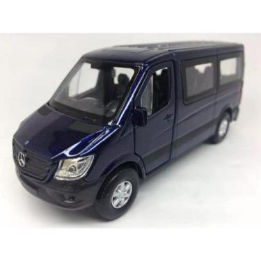 Imagem de Mercedes Benz Sprinter Traveliner Azul Marinho 1:38 - Welly