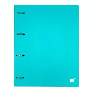 Imagem de Fichário Caderno Argolado A4 Yes Cores + Refil 96Fls, Azul Claro
