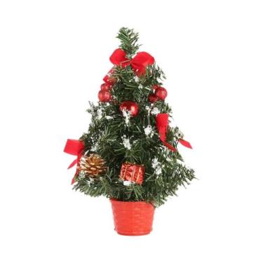 Imagem de Mini Árvore De Natal Artificial De 30cm Para Decoração De Mesa, Decora