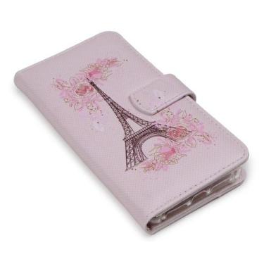Imagem de Capa Carteira Estampada Eiffelflower E169 Para Iphone 13 Pro 6.1 - CEL