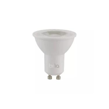 Imagem de Lampada led dicroica 7w gu10 mr16 4000k 525lm 38 bivolt - BRILIA