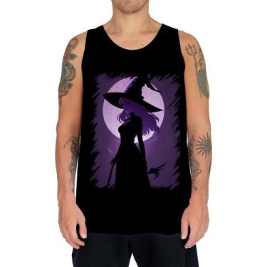 Imagem de Camiseta Regata Bruxa Halloween Púrpura Festa 11 - Kasubeck Store, INF