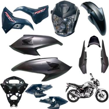 Imagem de Kit Carenagem Cg Fan 160 Modelo 2022 / 2023 Completo - Sportive, PRATA