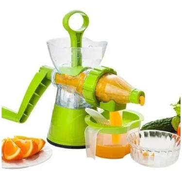 Imagem de Moedor Centrifuga Manual Espremedor Extrator Frutas Legumes Suco Juice