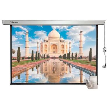 Imagem de Tela de Projeção Elétrica Techlumens TBES060 para Cinema em Casa e Apresentações 150 X...