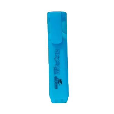 Imagem de Marcador de Texto Azul Neon Escolar com Ponta Precisa 1 Unidade Azul