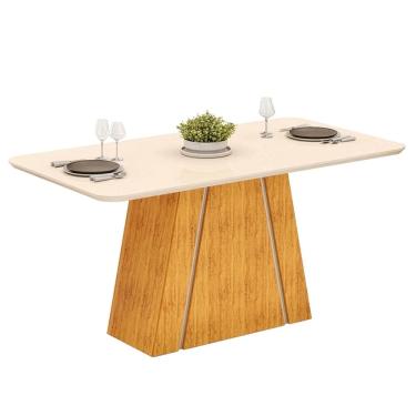 Imagem de Mesa Sala de Jantar Tampo em Vidro 1,70m Sandy