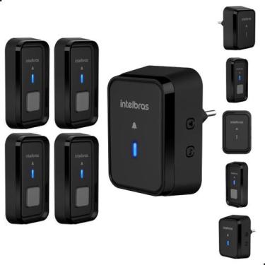 Imagem de Campainha Sem Fio Intelbras CIB 101S Com 4 Transmissores Externos Fáci