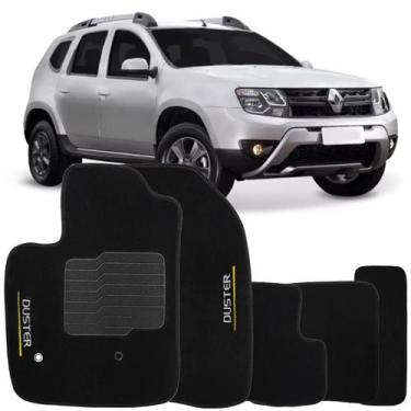 Imagem de Jogo de Tapete Automotivo Carpete Renault Duster 2016 à 2019 Soft Logo