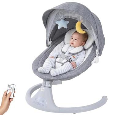 Imagem de Cadeira de Descanso Bebê Automática Elétrica Bivolt com Controle Remot