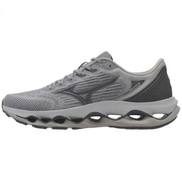 Imagem de Tênis de Corrida Masculino Mizuno Wave Mirai 7, Cinza, 41