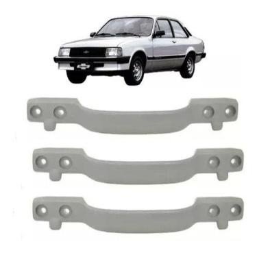 Imagem de Alça Teto Com Cabide Chevette Monza Opala D20 Gelo 3 Unidades - Claupl