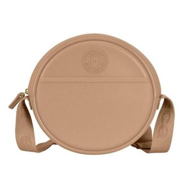 Imagem de Bolsa Redonda Moleca Tiracolo 50006 Feminina, Bege