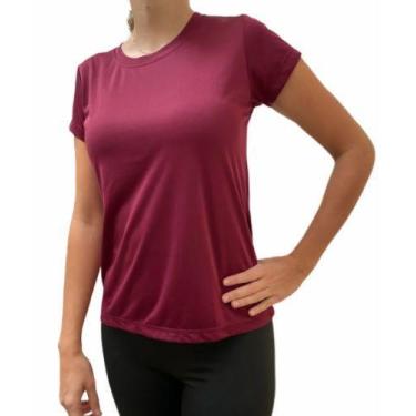 Imagem de Blusa Dry Fit Plus Size Feminina Academia - BARATO EXPRESS, P, Vinho