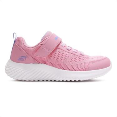 Imagem de Tênis Skechers Bounder Free And Easy Infantil, Rosa, Lilás, 27