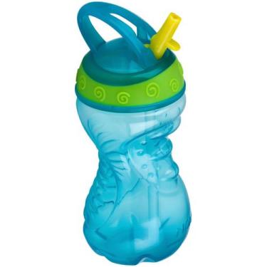 Imagem de Copo Com Canudo Retrátil Nuby Garrafa Infantil Não Vaza 300 - - NÛBY, 
